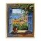 Stupell Industries Mediterranean Window View Floater Framed Canvas Wall Art Design by LSR Design Studio